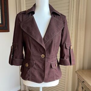 Morrissey Y? Brown Cropped Jacket